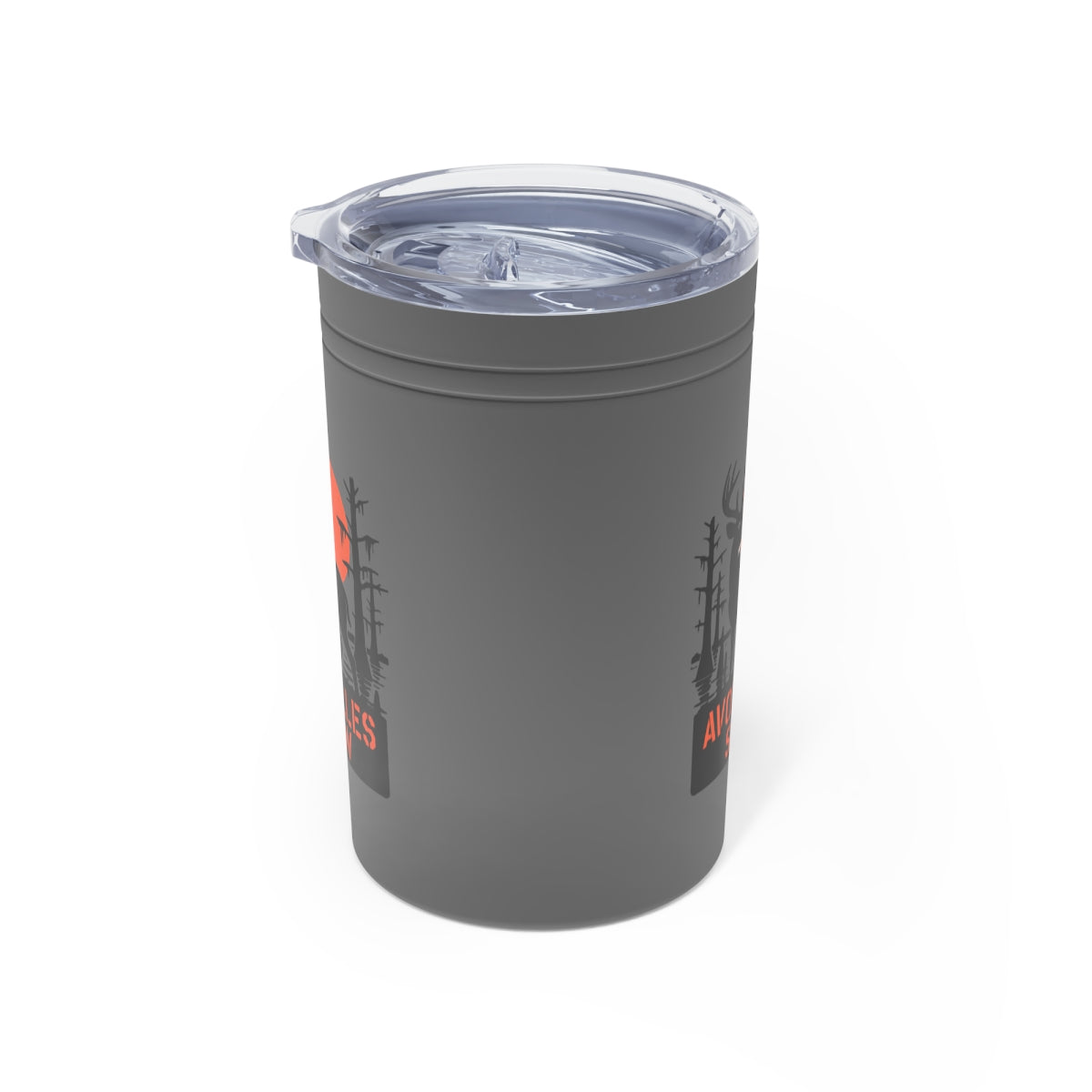 Deer and Trees Themed Gray Tumbler product
