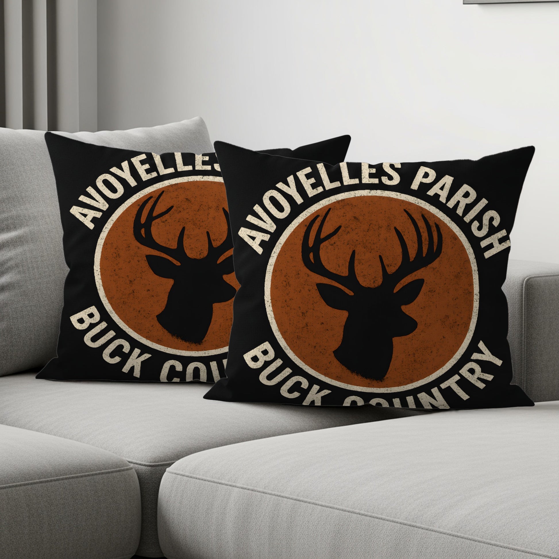 Avoyelles Parish Buck Country Set of 2 Pillow product