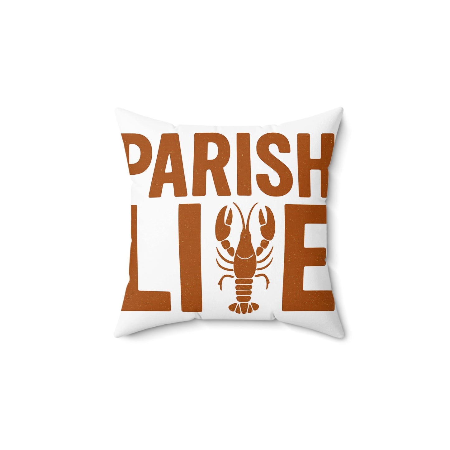 Parish Life Crawfish Design Decorative Pillow product type