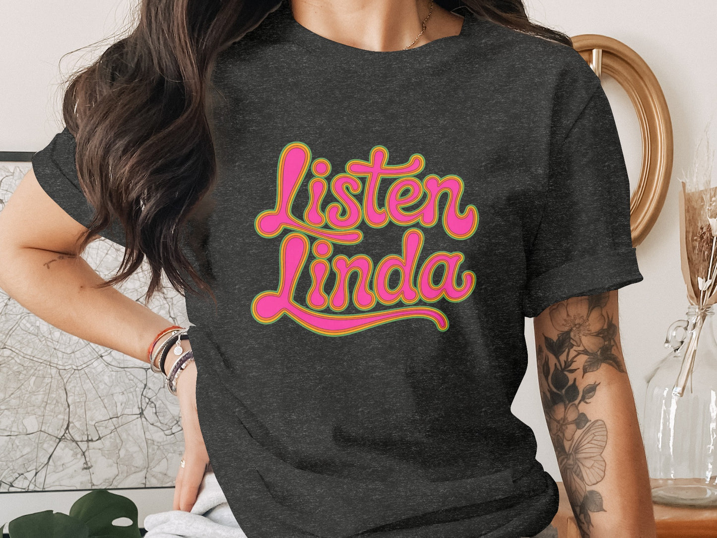 Listen Linda Graphic Tee Casual Clothing product