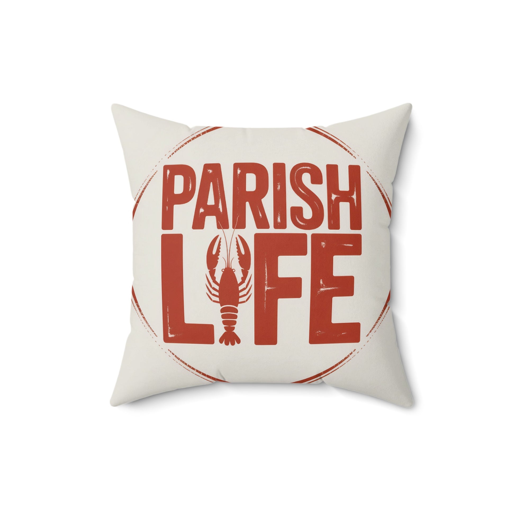 Parish Life Lobster Print Pillow product