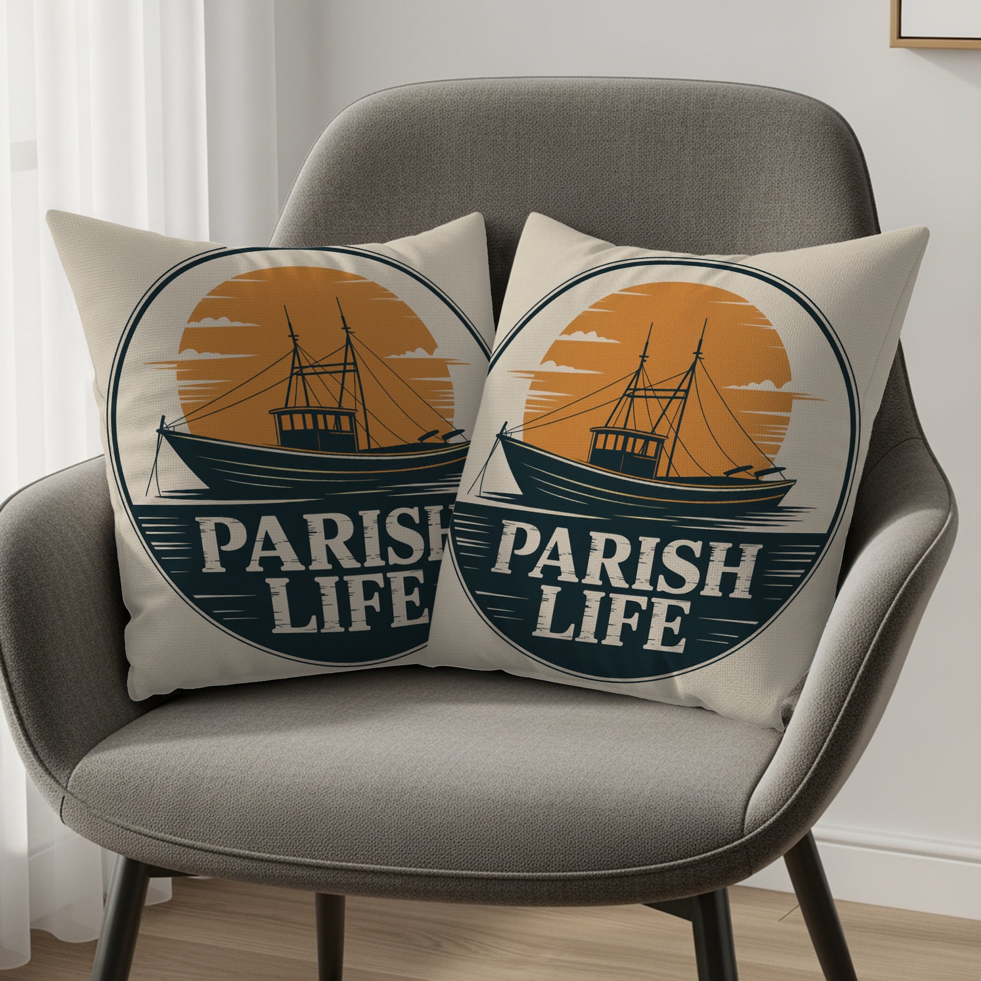Parish Life Design Throw Pillow product