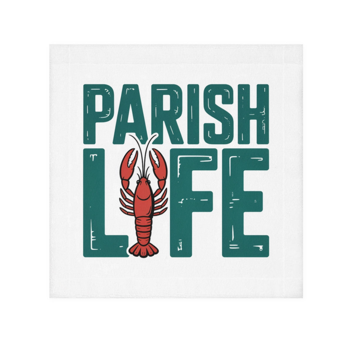 Parish Life Lobster Print Cotton Towel product