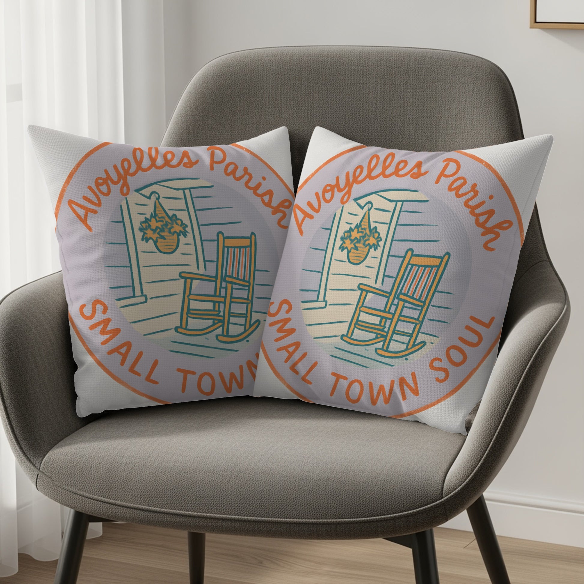 Avoyelles Parish Small Town Soul Throw Pillow product type