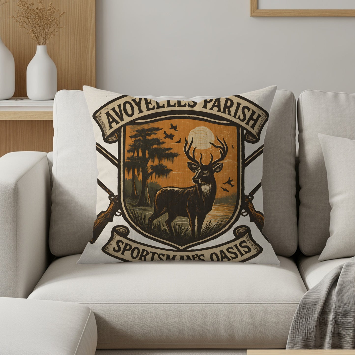 Avoyelles Parish Sportsman's Oasis Deer Pillow product