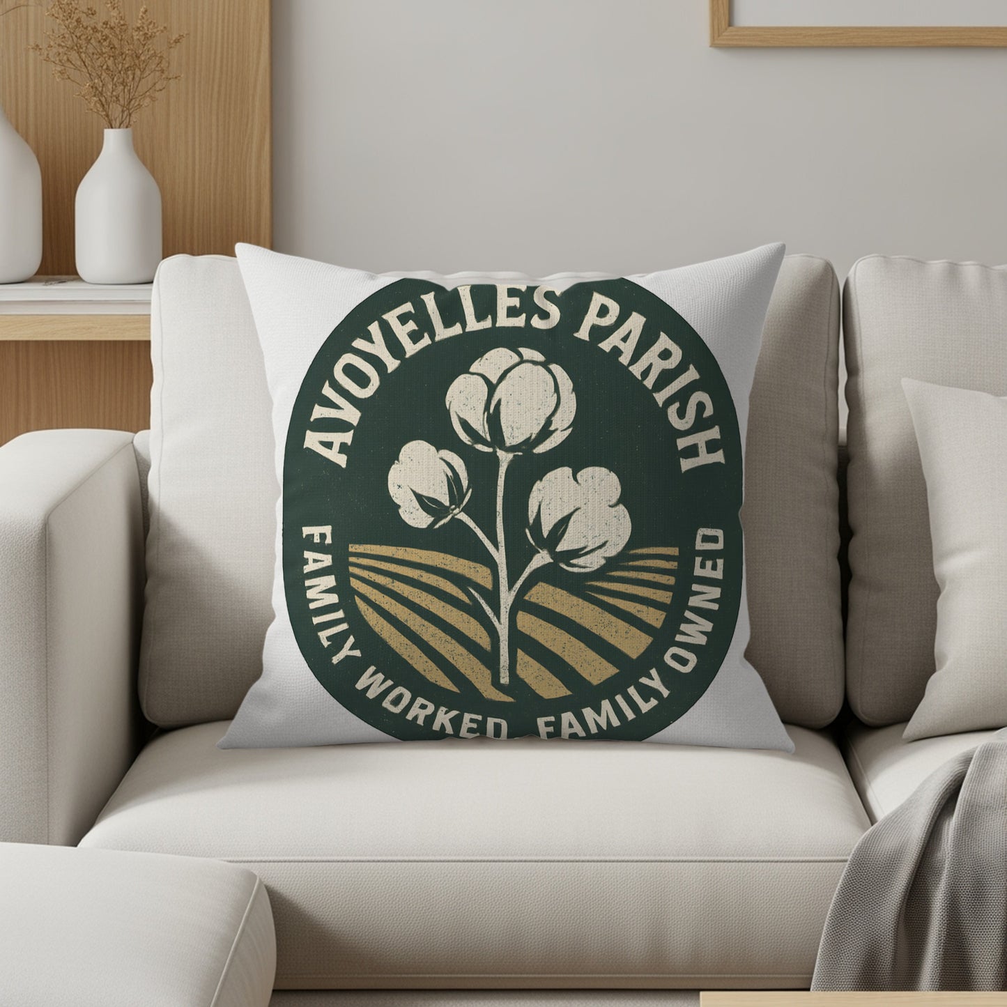 Avoyelles Parish Family Worked Family Owned Pillow product