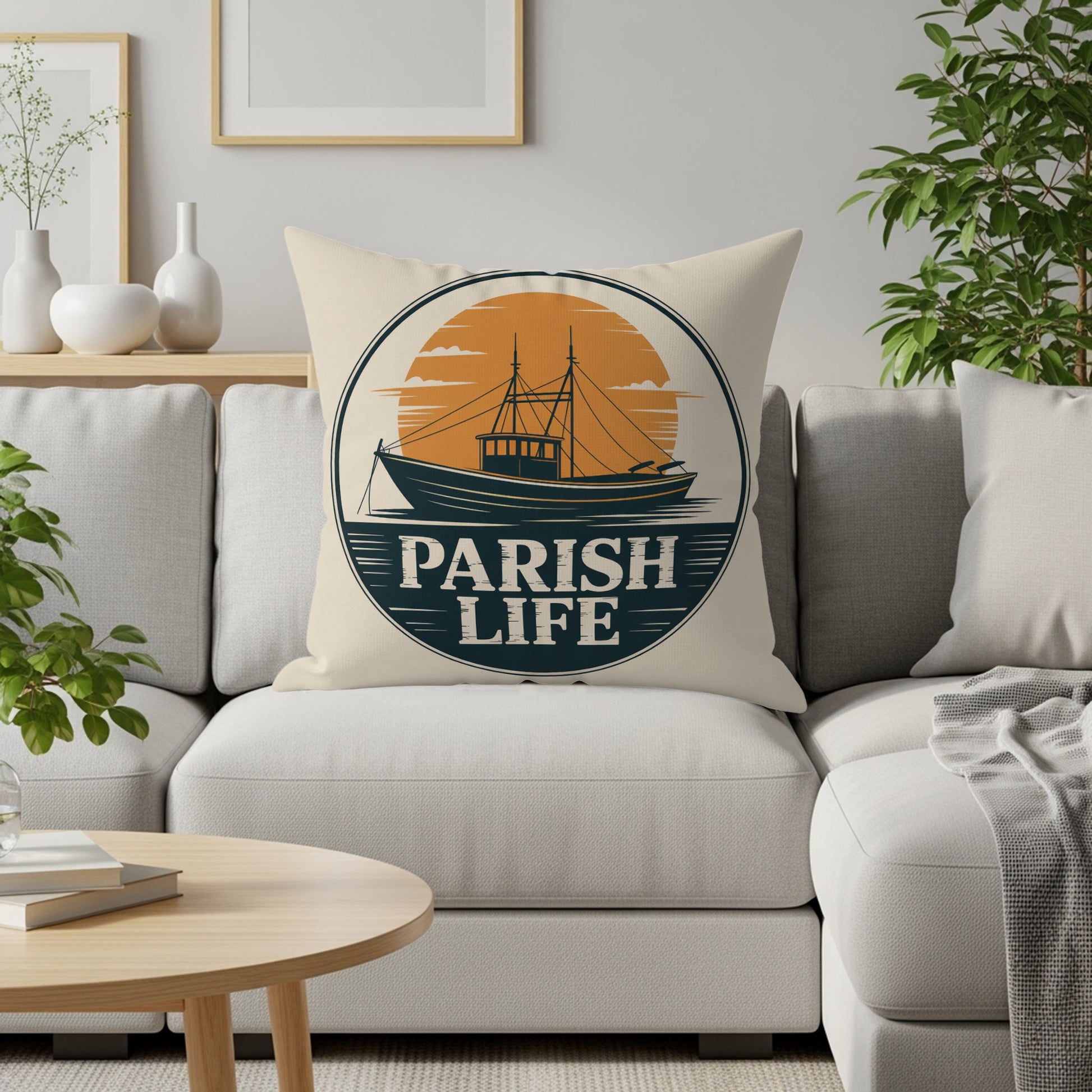 Parish Life Design Decorative Pillow product type