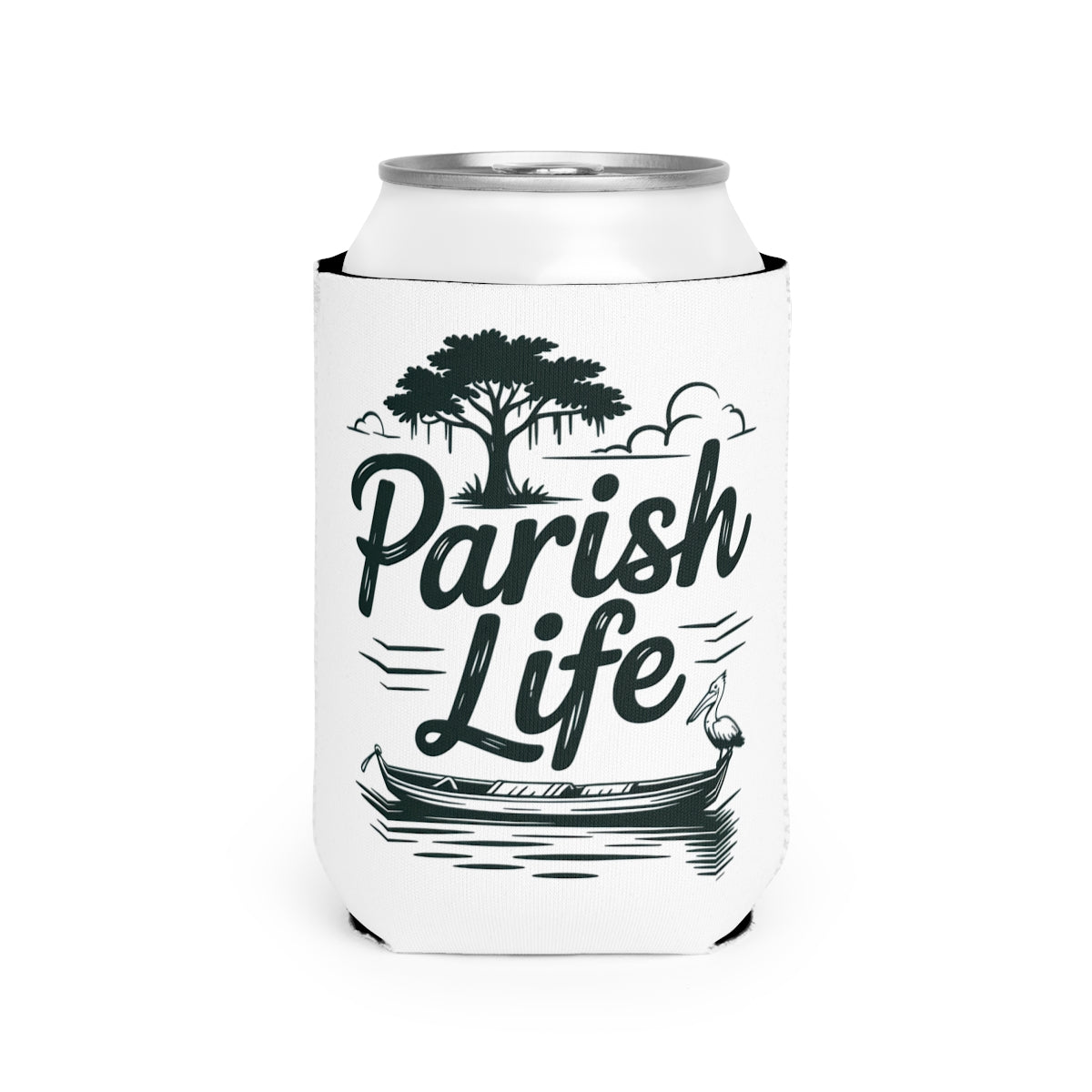 Parish Life Boat Illustration Can Cooler product