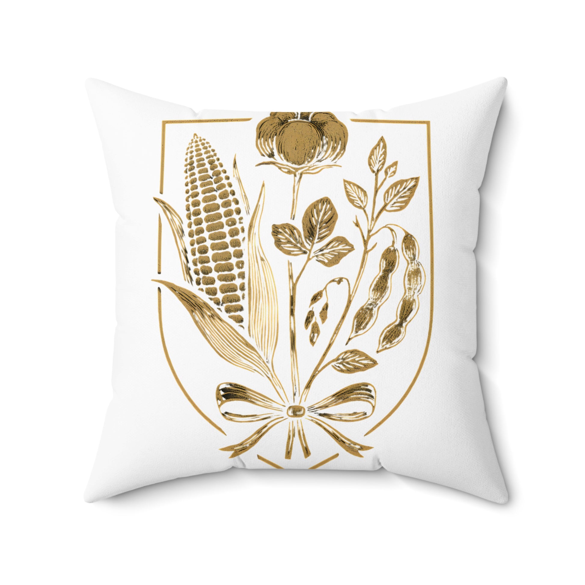 Elegant Botanical Print Throw Pillow Accent Product