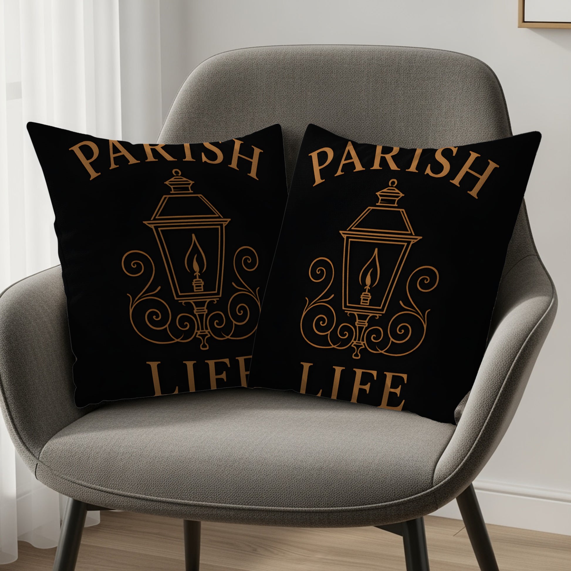 Parish Life Lantern Design Accent Pillow product type