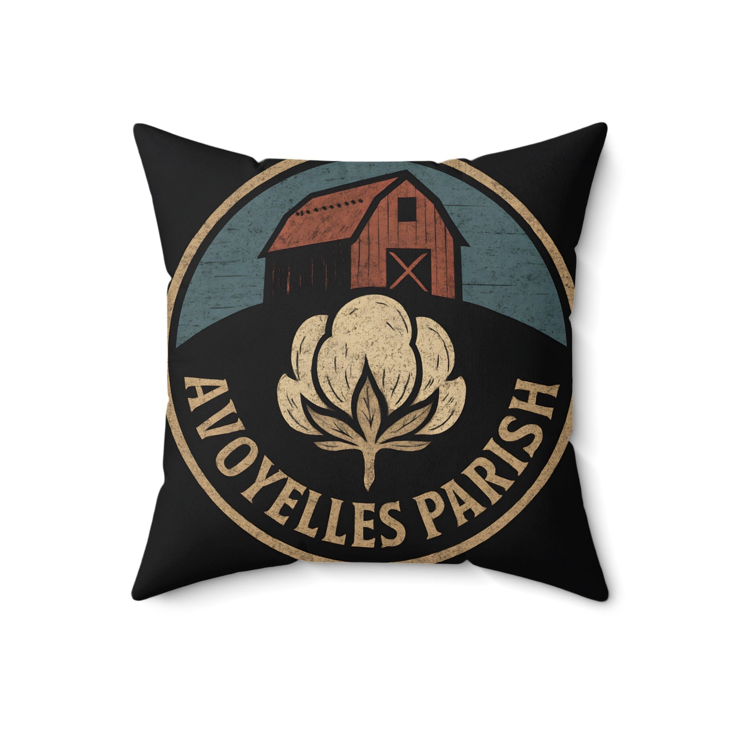 Avoyelles Parish Rustic Barn Cotton Circle Design product type