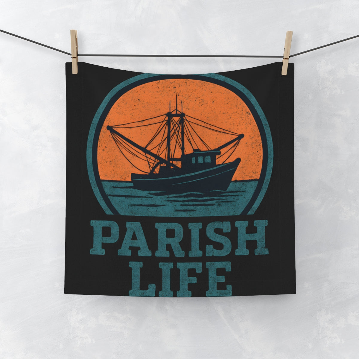 Parish Life Fishing Boat Graphic Design product