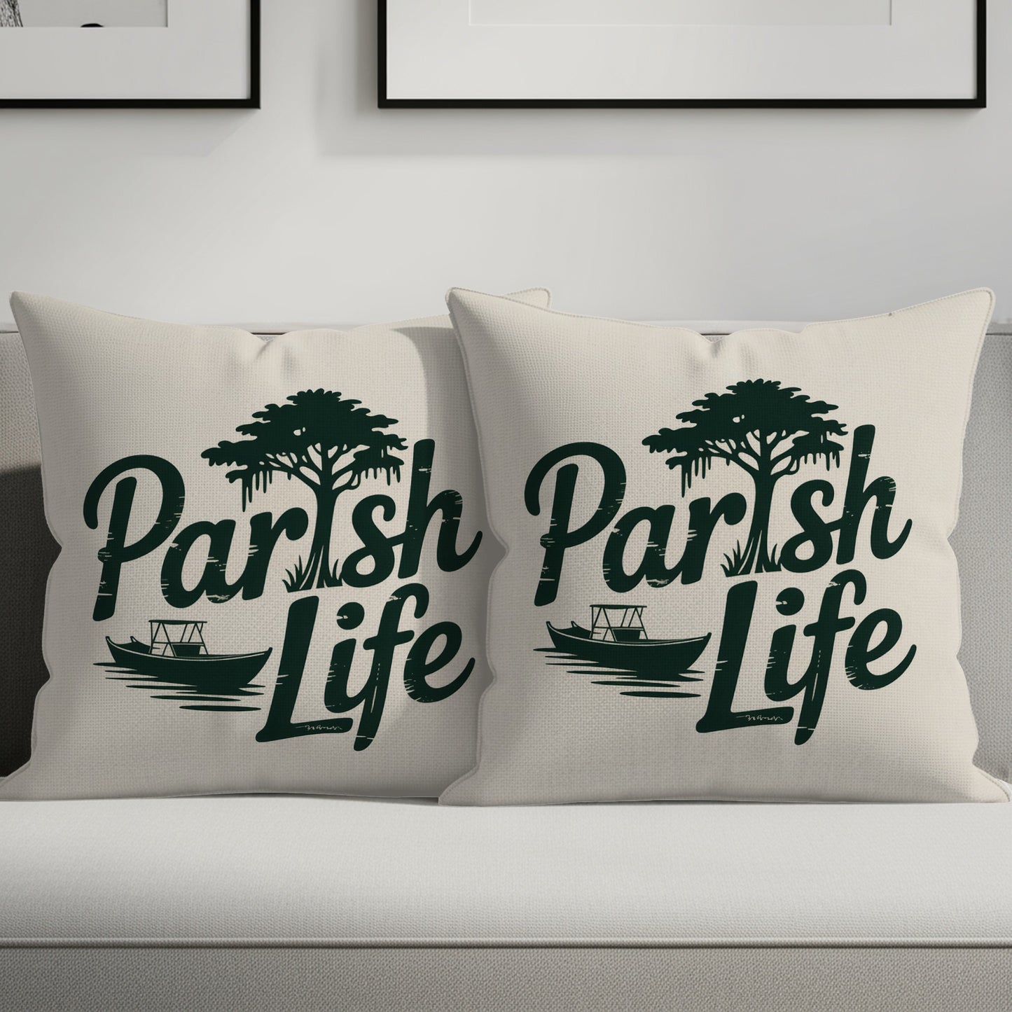 Parish Life Print Custom Design Pillow product