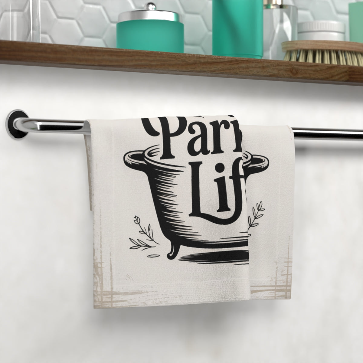Paris Life Towel for Home Bathroom Decor Product