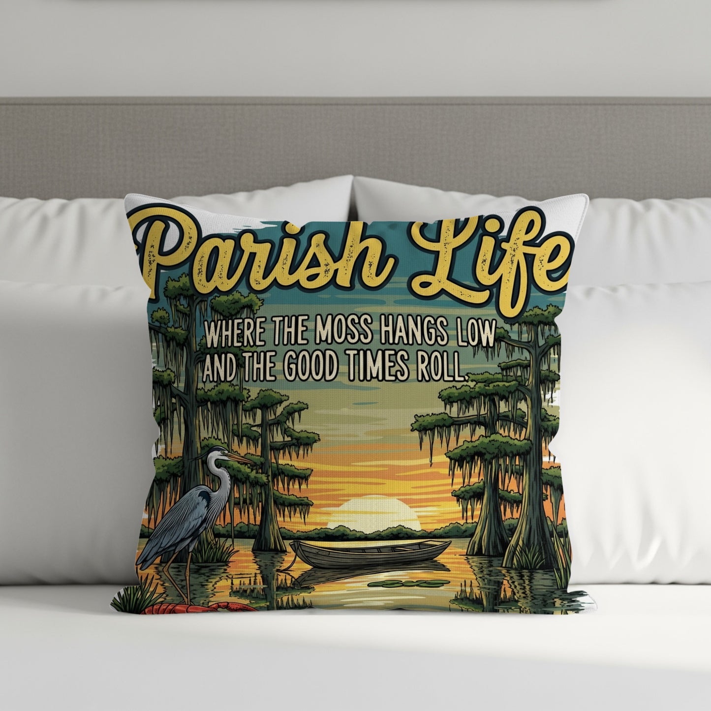 Parish Life Graphic Print Throw Pillow product