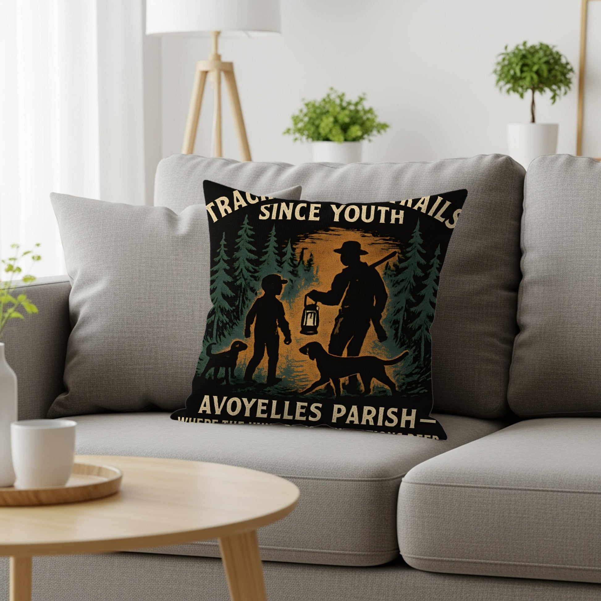 Rustic Avoyelles Parish Outdoor Scene Throw Pillow product type
