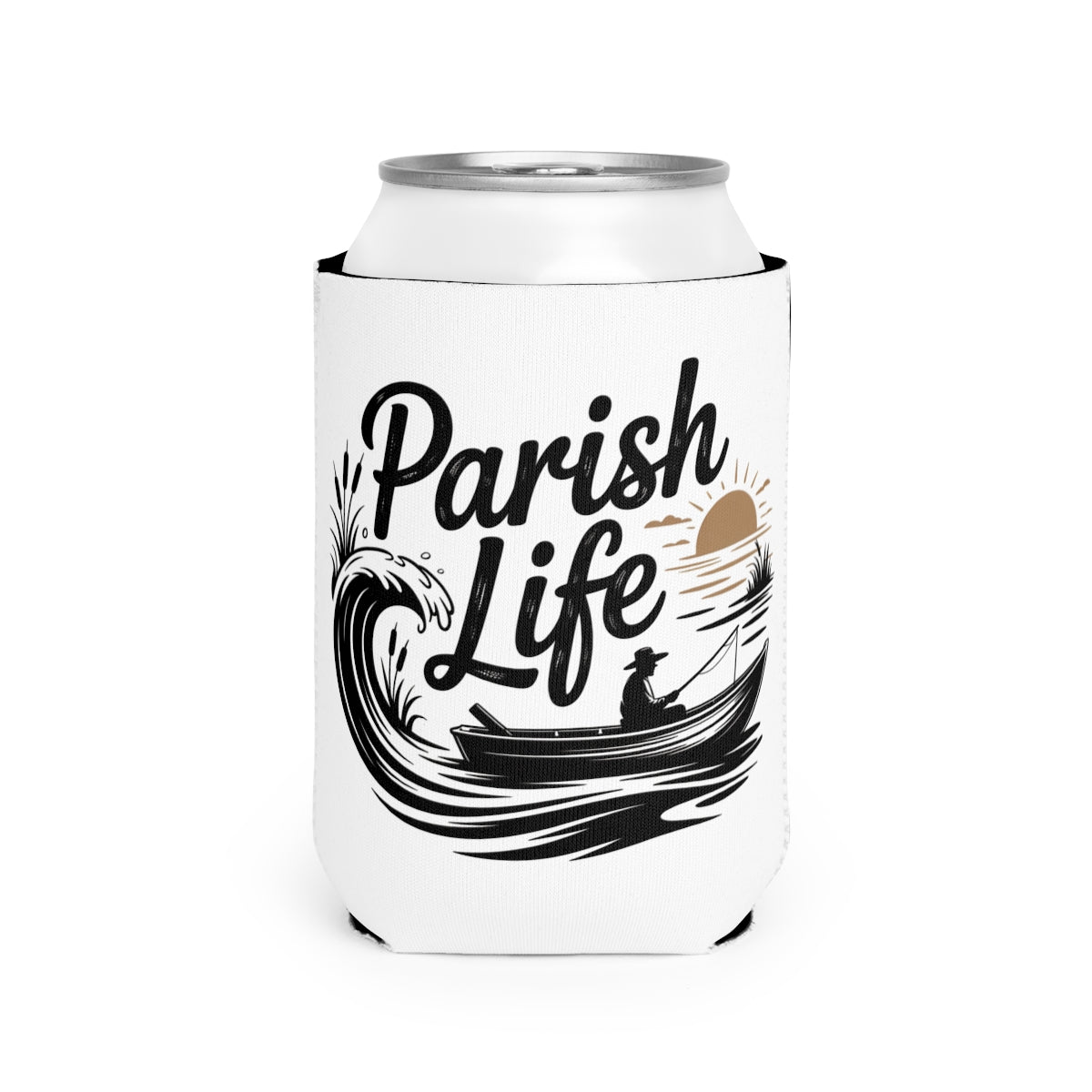 Parish Life Beach Scene Can Cooler Sleeve product