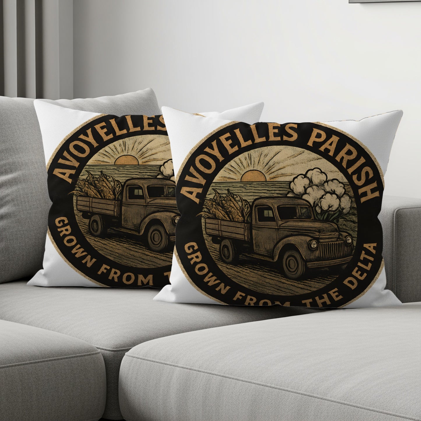 Avoyelles Parish Grown From The Delta pillow product