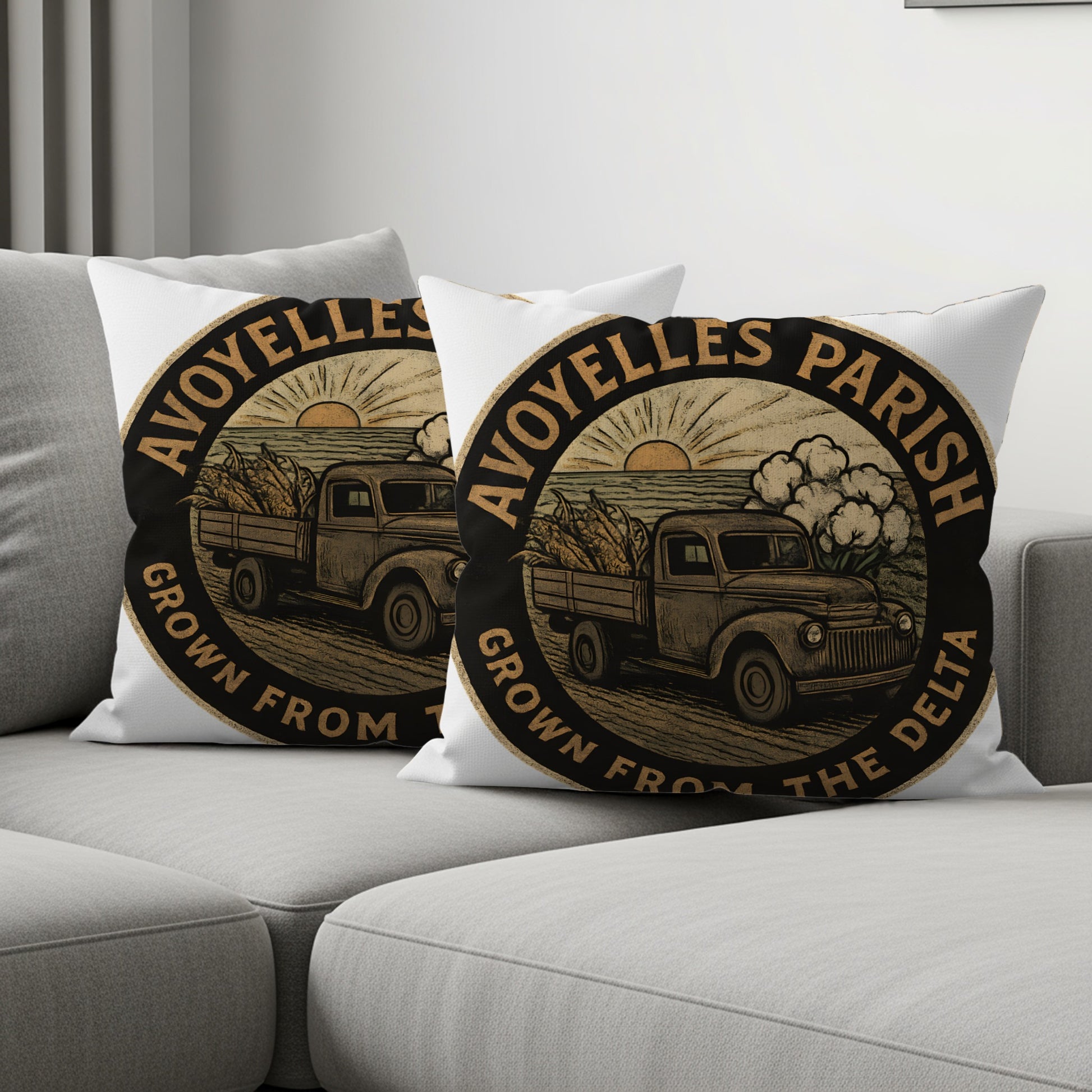 Avoyelles Parish Grown From The Delta pillow product