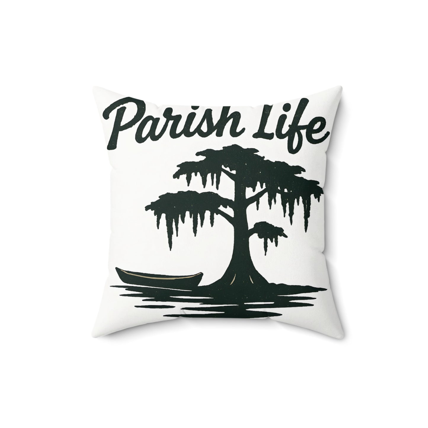 Parish Life Tree and Boat Print Pillow product