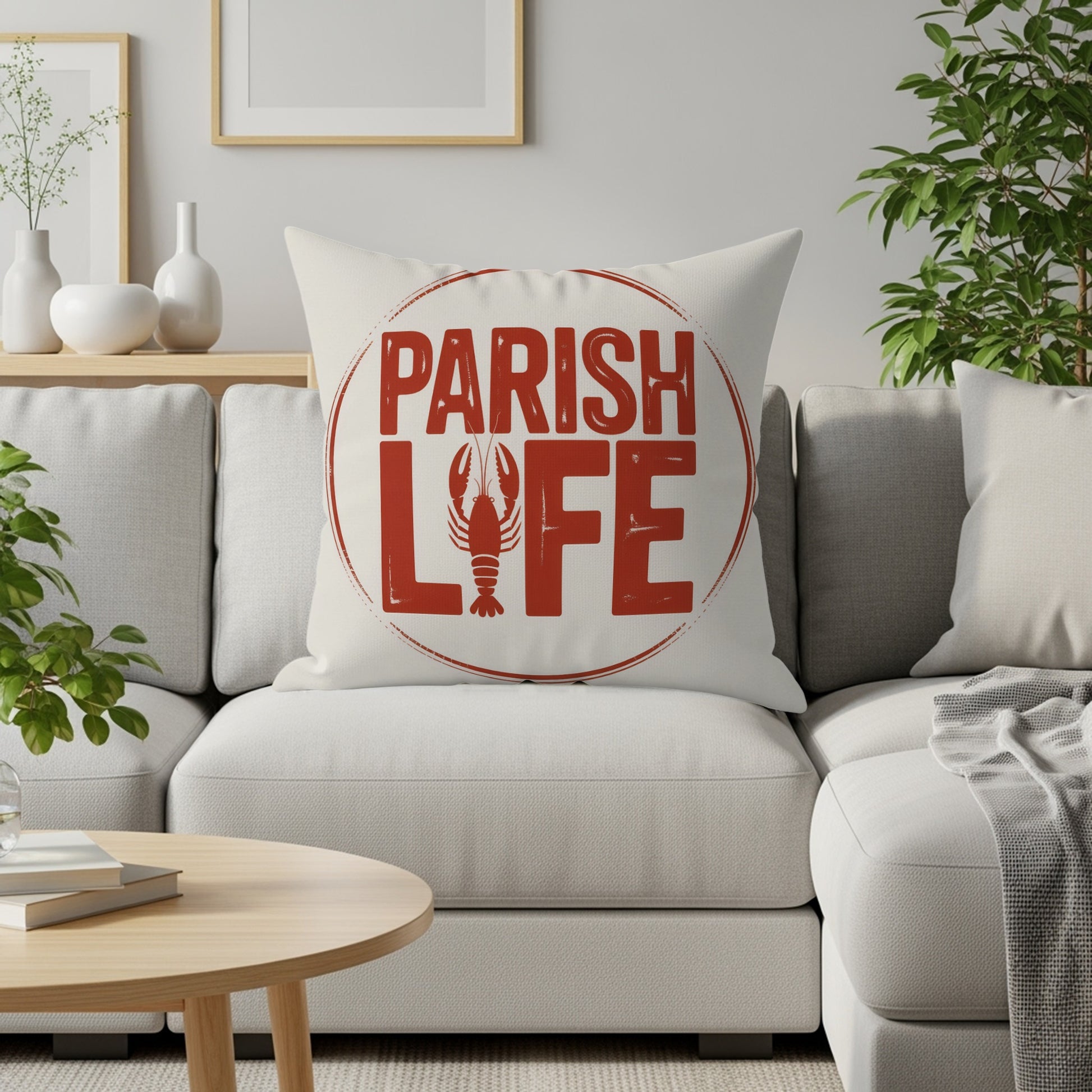 Parish Life Graphic Throw Pillow product type
