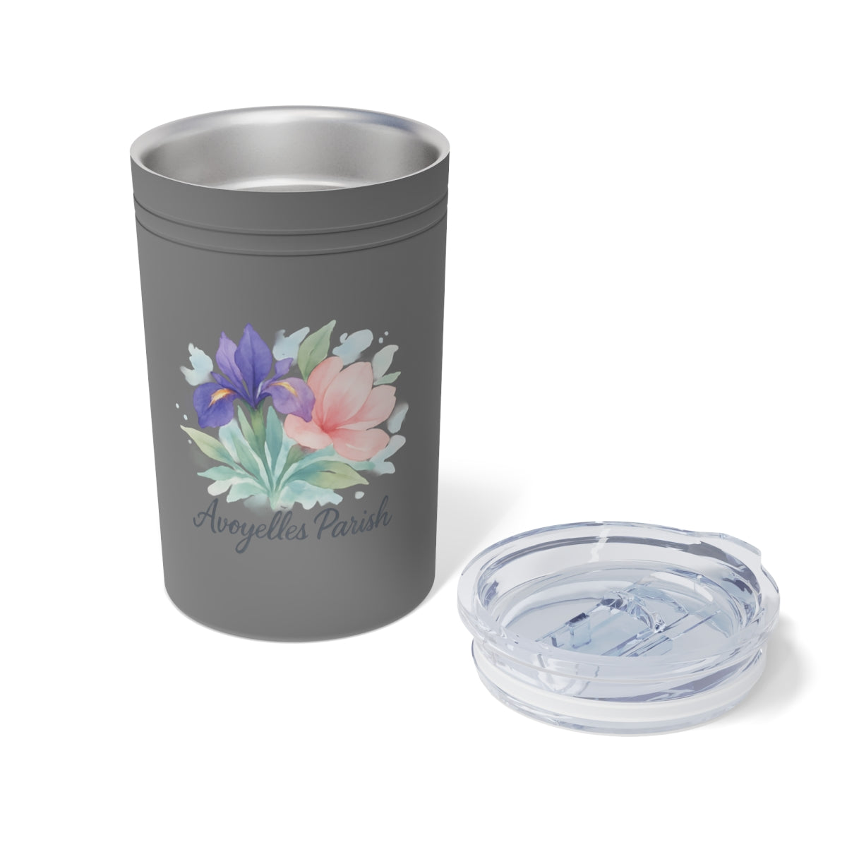 Floral Avoyelles Parish Tumbler with Clear Lid product