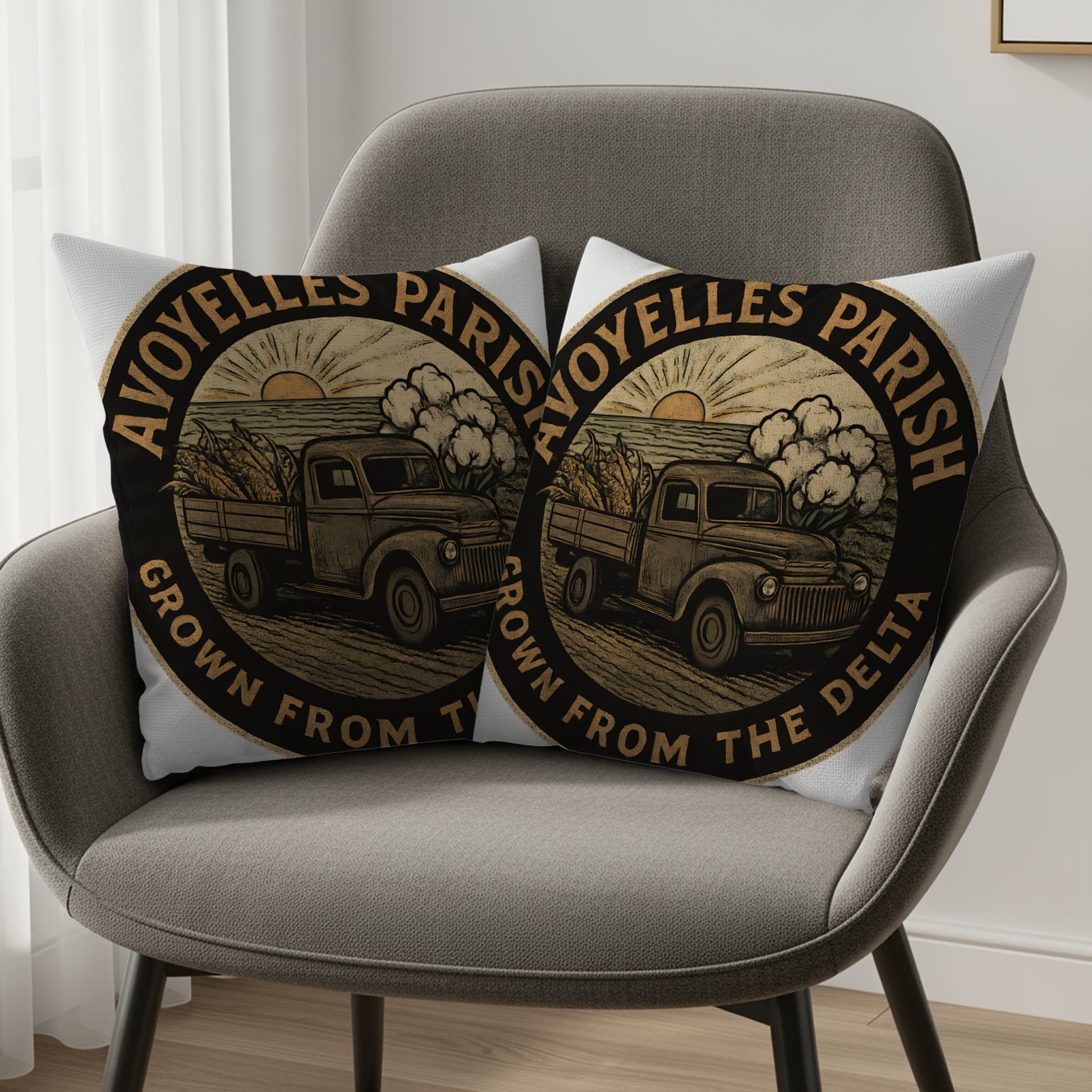Avoyelles Parish Delta Vintage Truck Cushion product