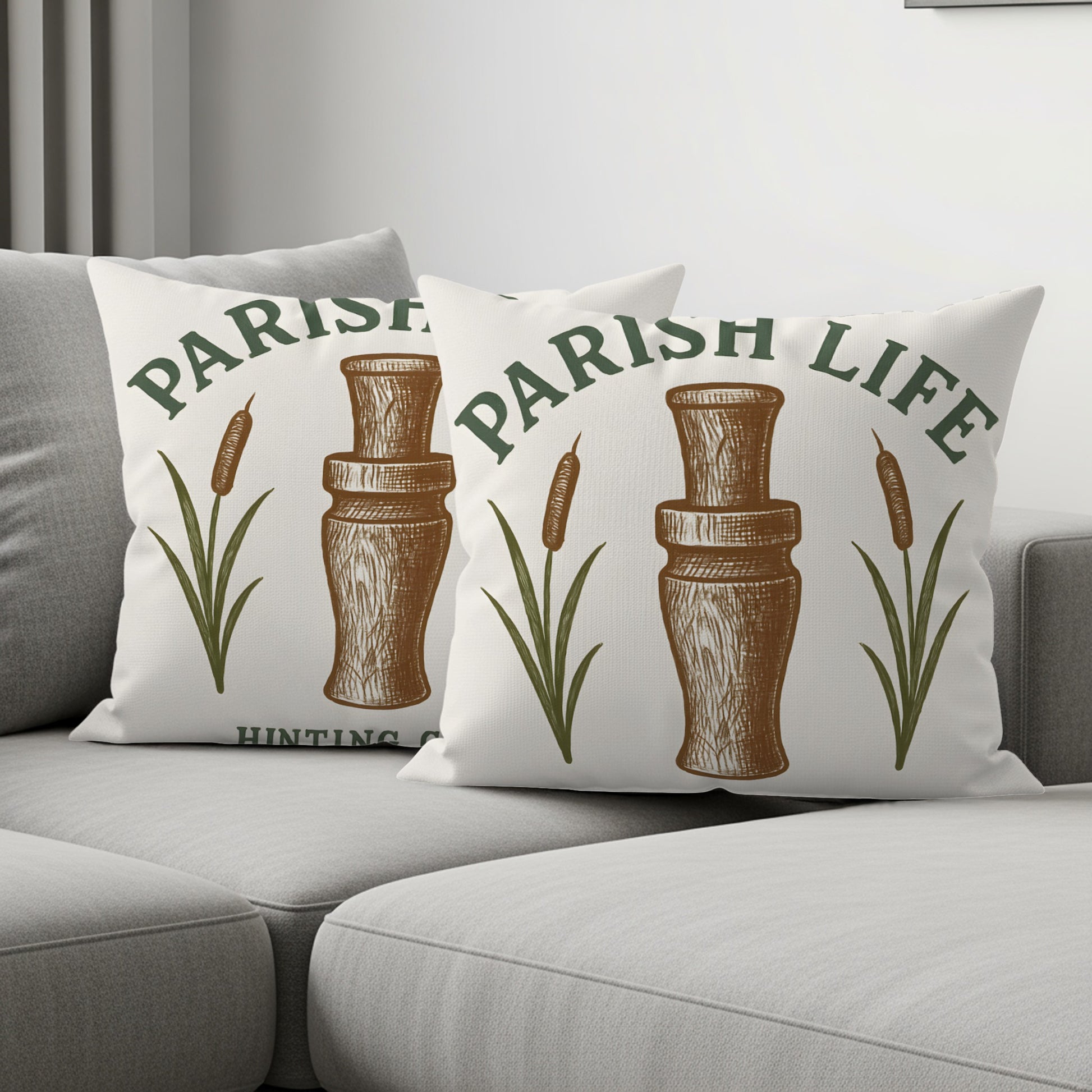 Parish Life Hunting Call Pillow product