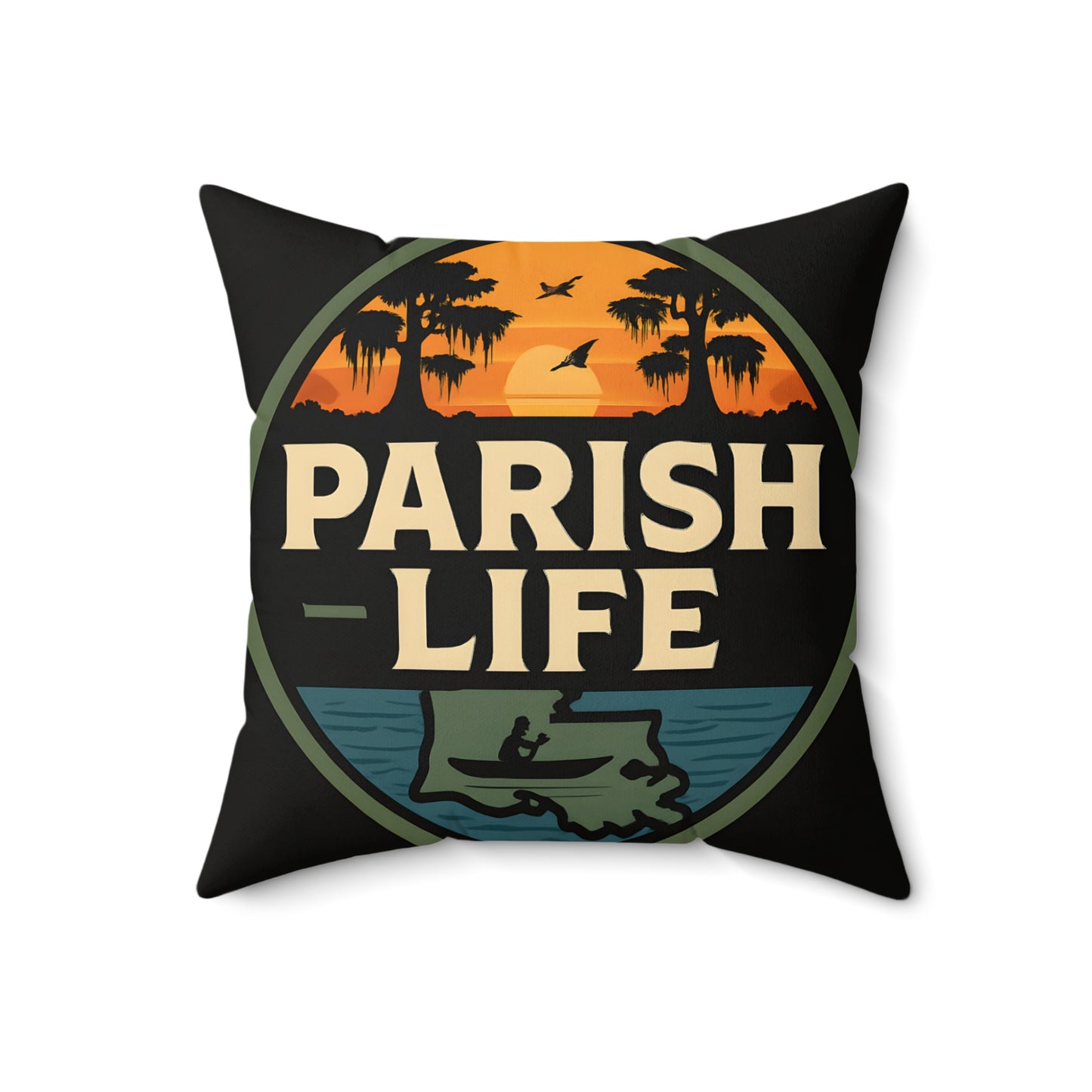 Parish Life Design Throw Pillow product type