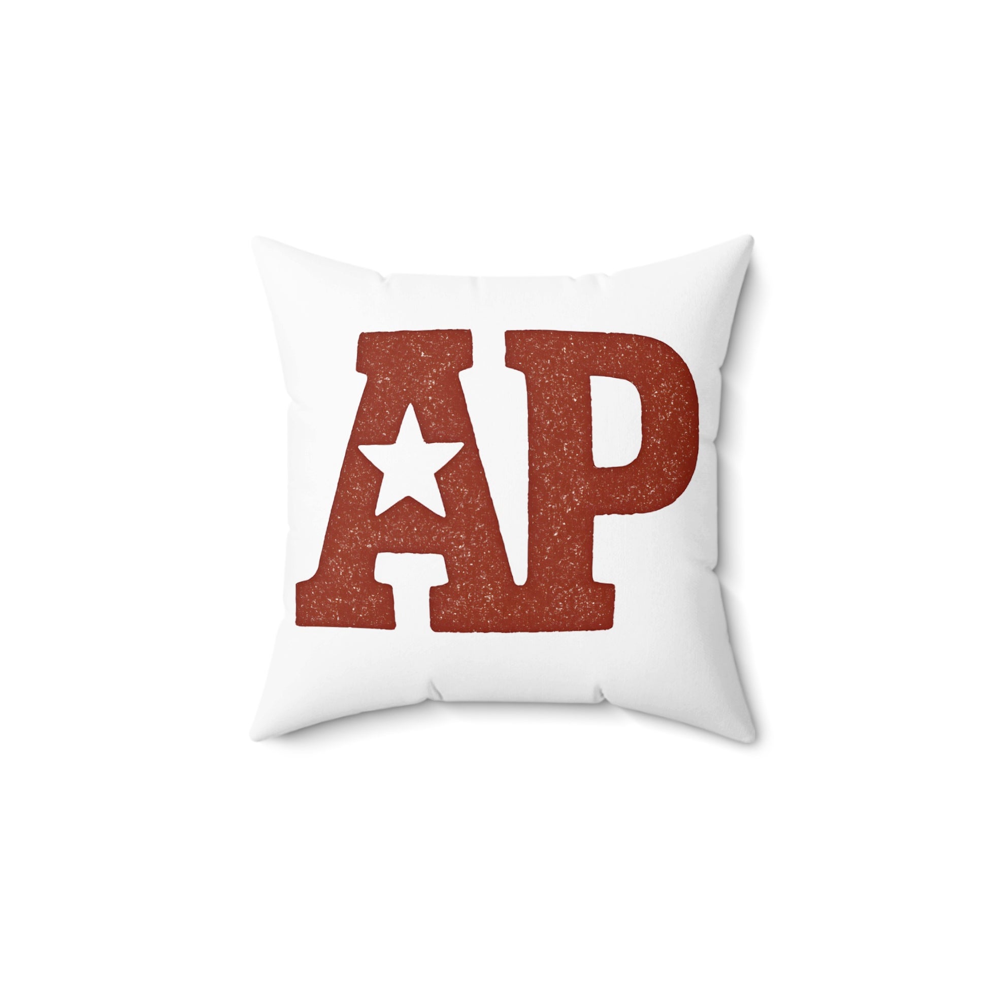 AP Letter Design Decorative Throw Pillow product type