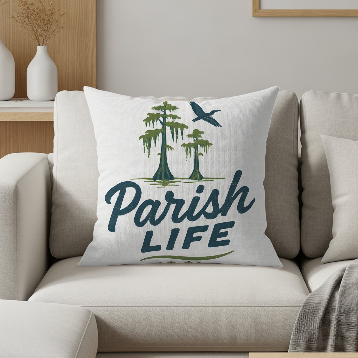 Parish Life Throw Pillow decorative home product