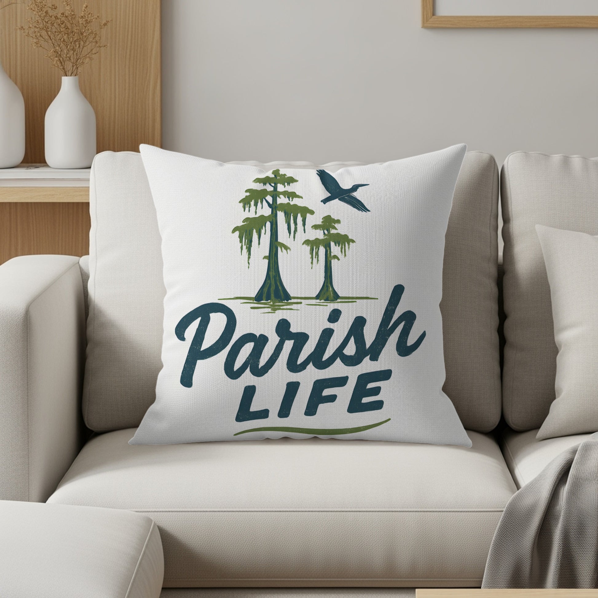 Parish Life Throw Pillow decorative home product