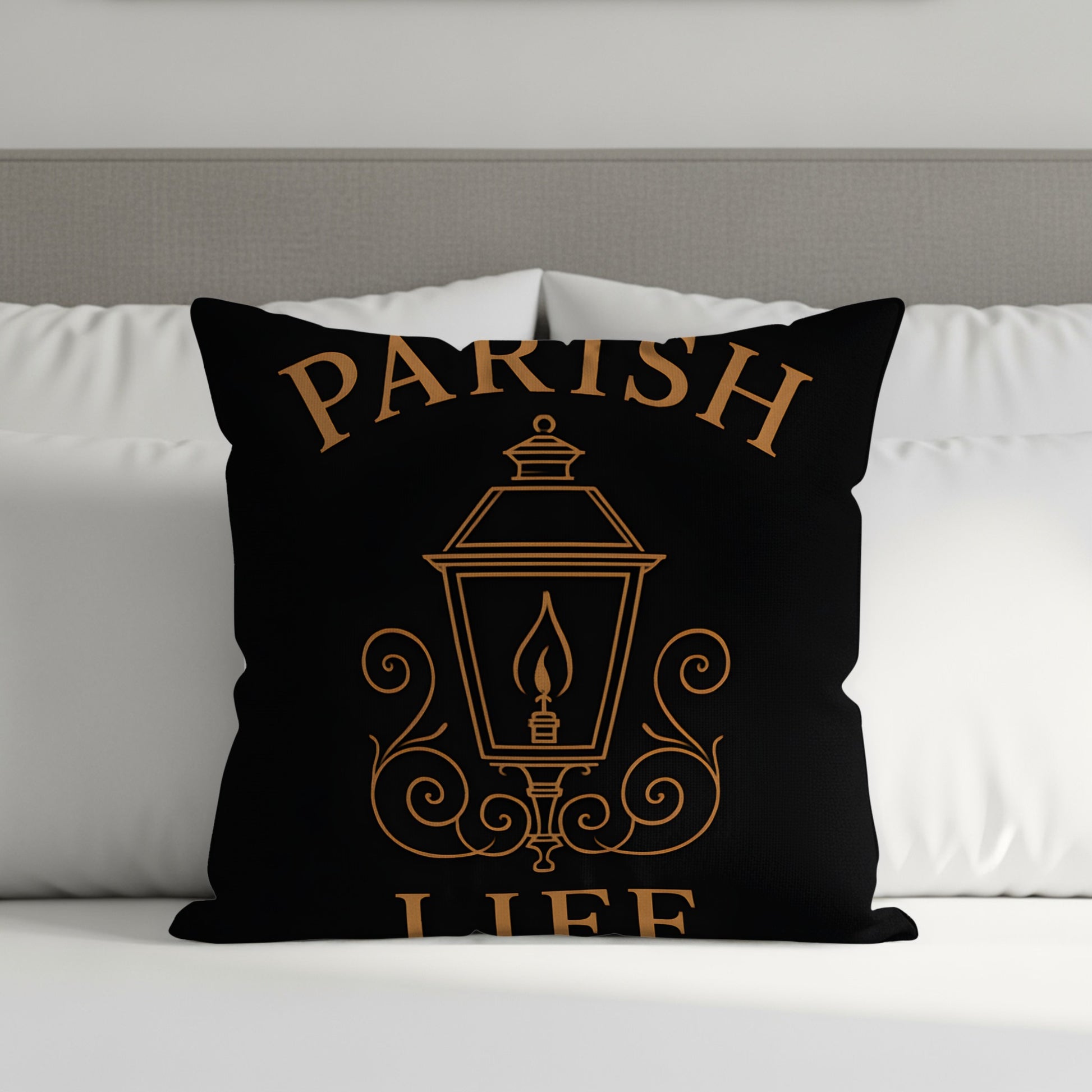 Parish Life Lantern Design Decorative Pillow product type