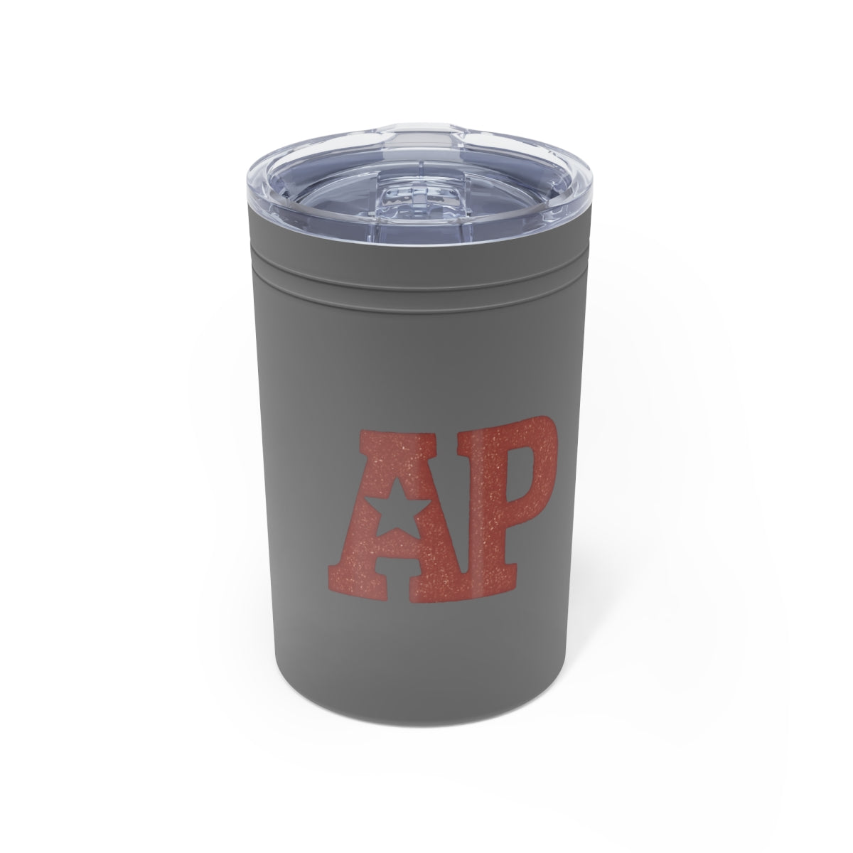 Stylish Grey Tumbler with Unique Red AP Design product