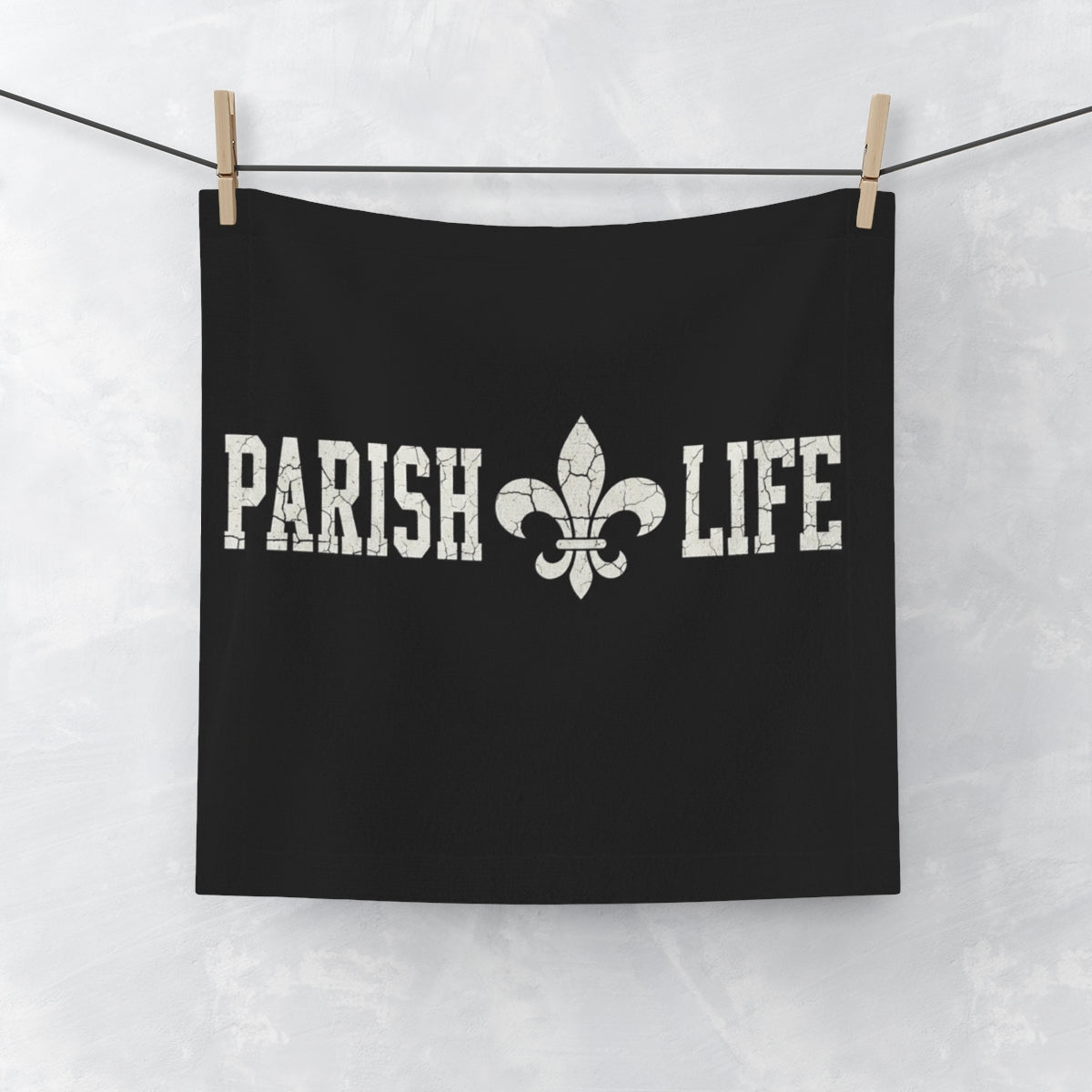 Parish Life Fleur De Lis Design Cotton Wall Hanging product