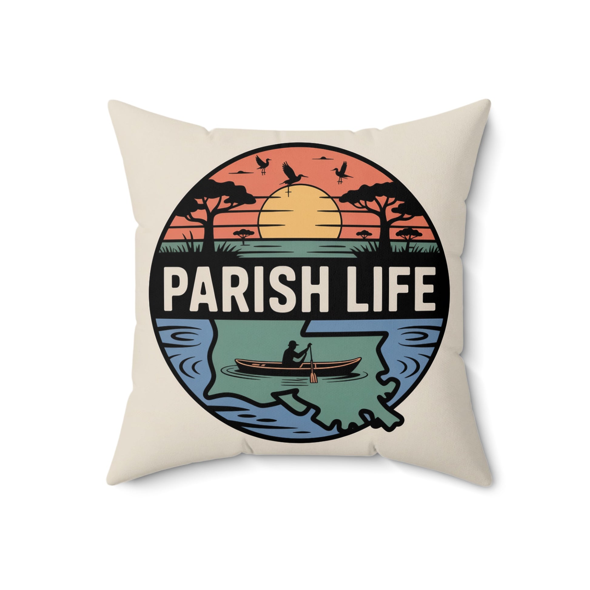Parish Life Sunrise Design Square Pillow product
