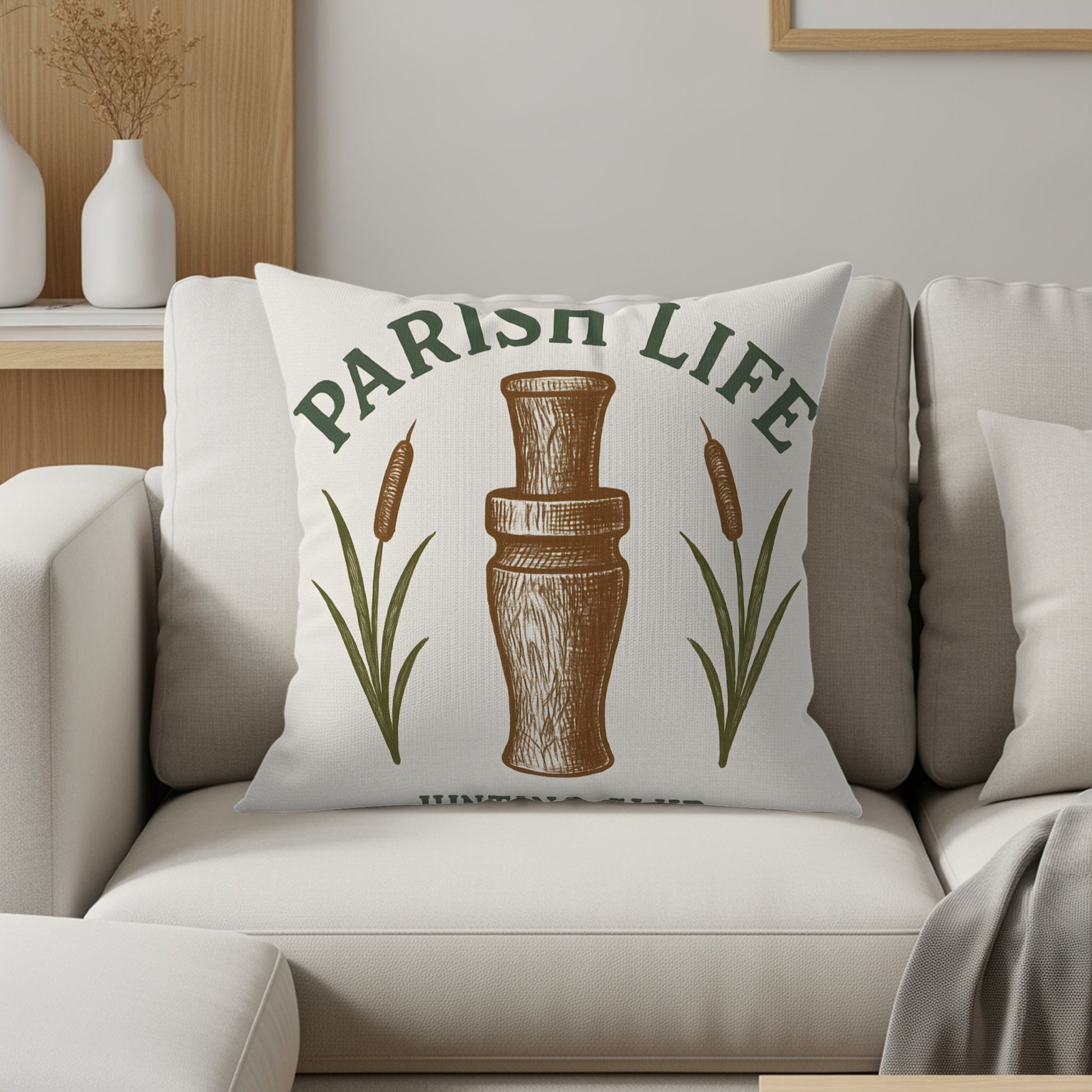 Parish Life Hunting Club Throw Pillow product