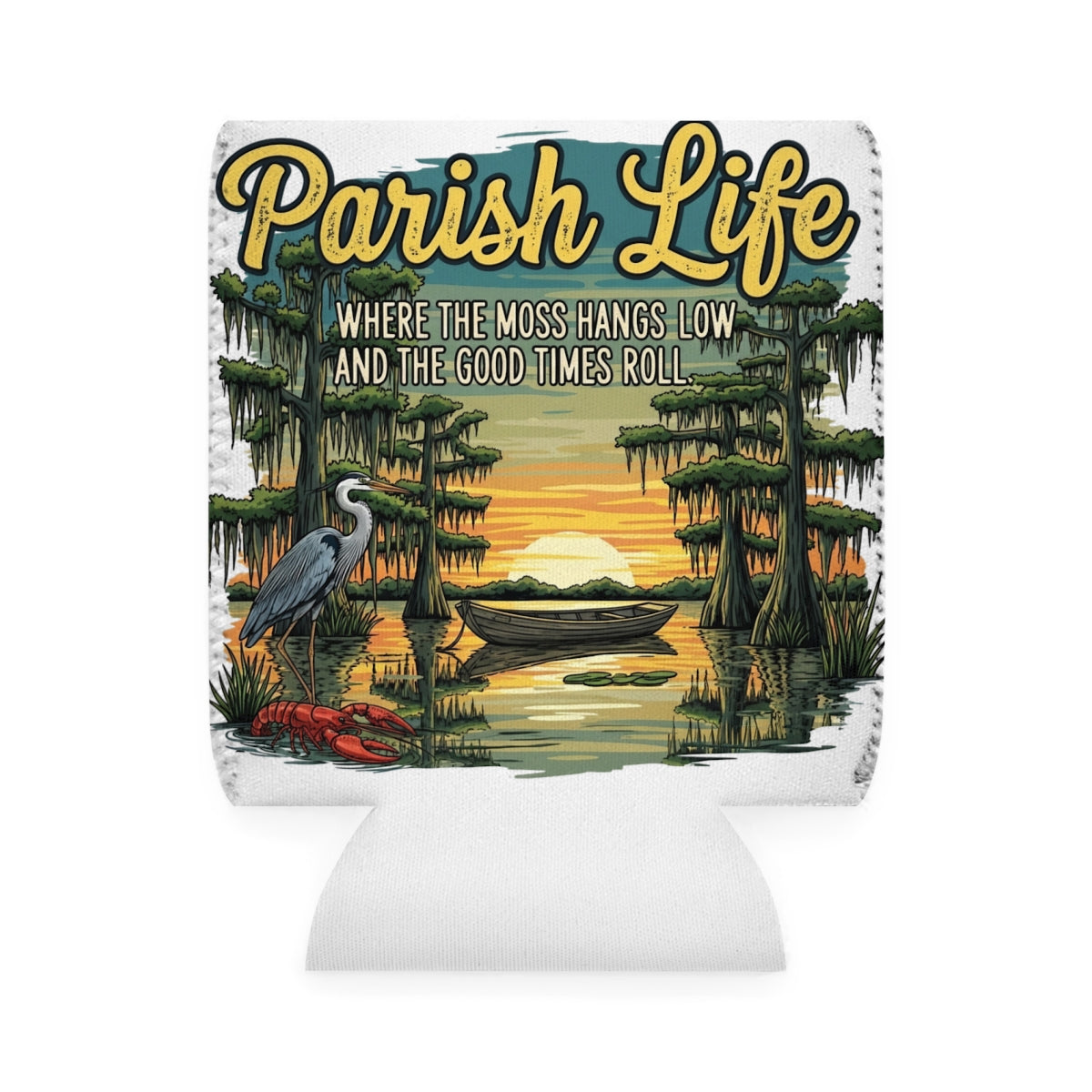 Parish Life Scenic Design with Wildlife and Boat product