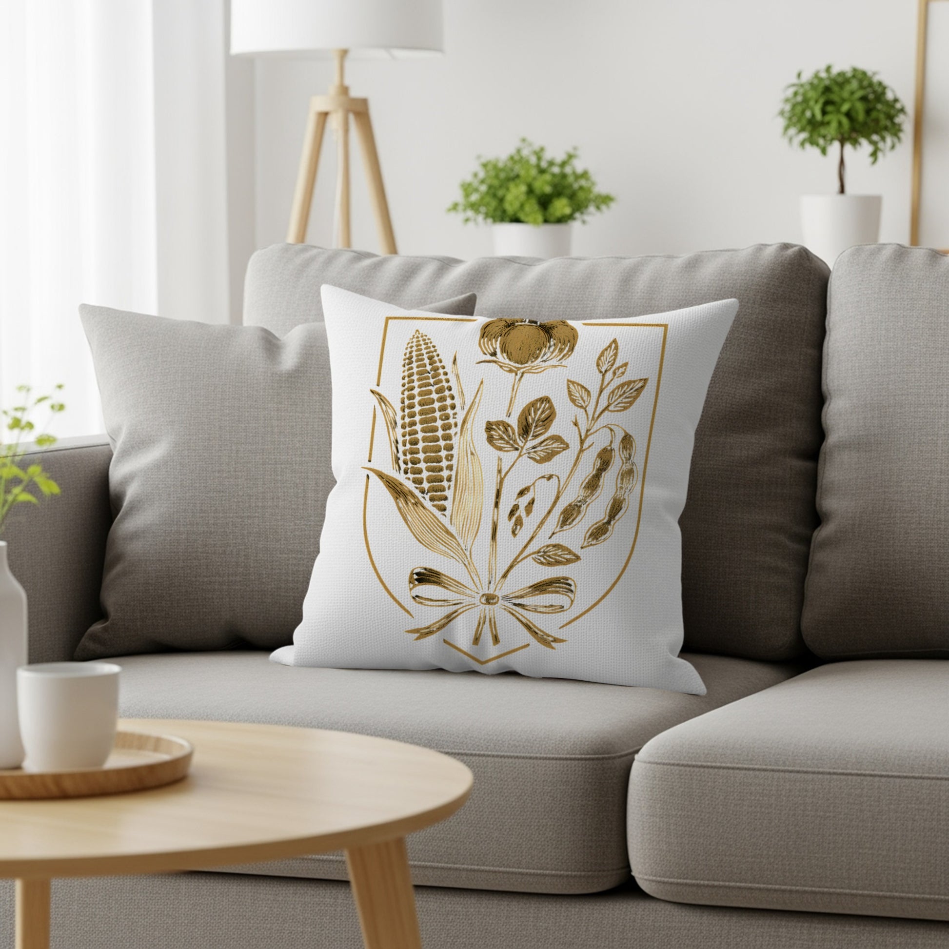Botanical Embroidered Decorative Cushion product