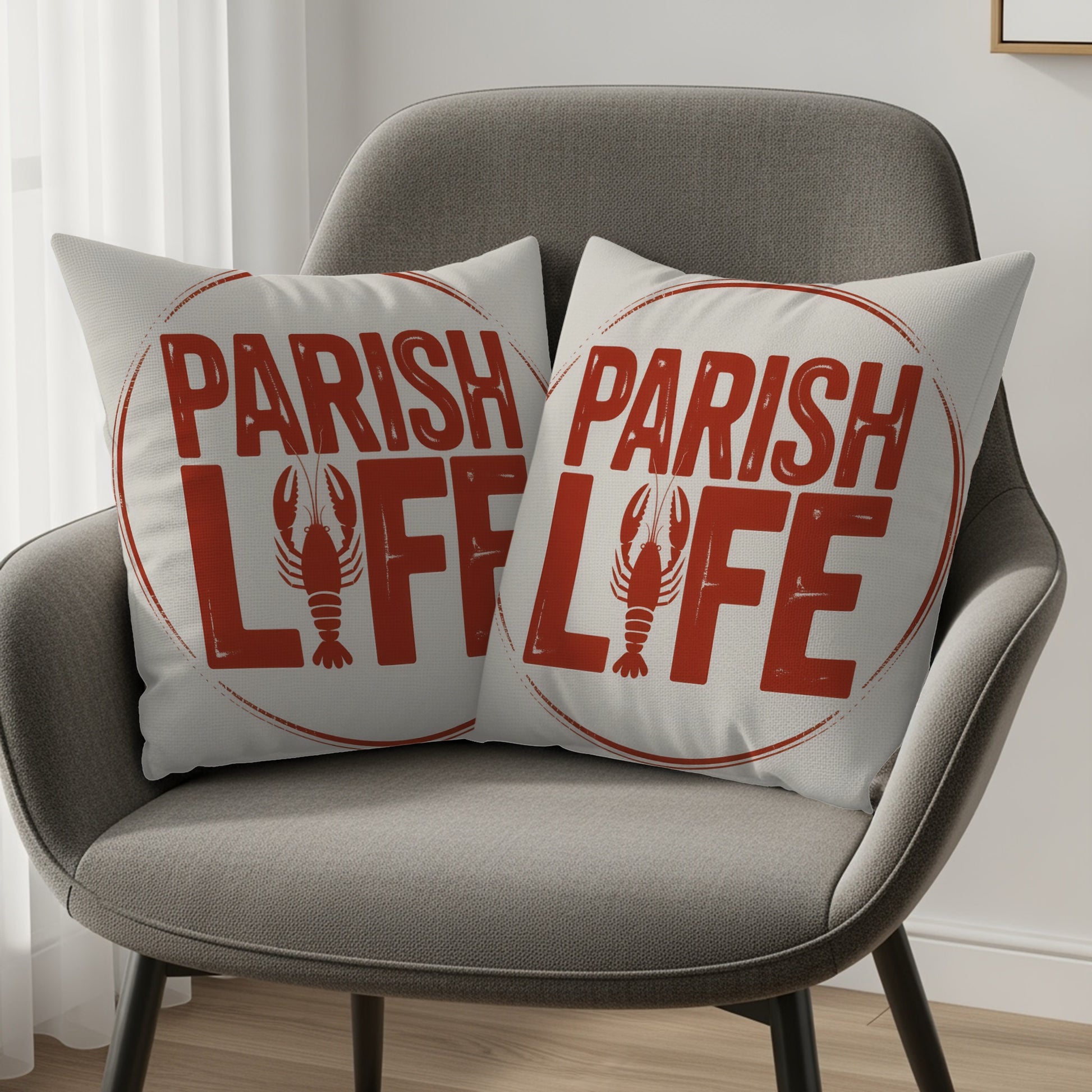 Parish Life Throw Pillow product