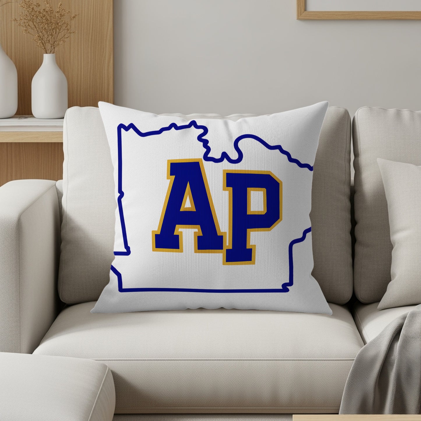 AP Blue and Yellow Decorative Pillow product type