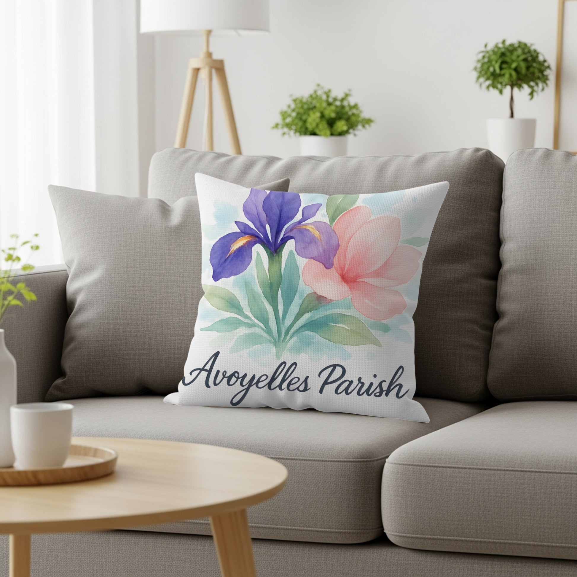 Avoyelles Parish Pillow with Colorful Floral Design product