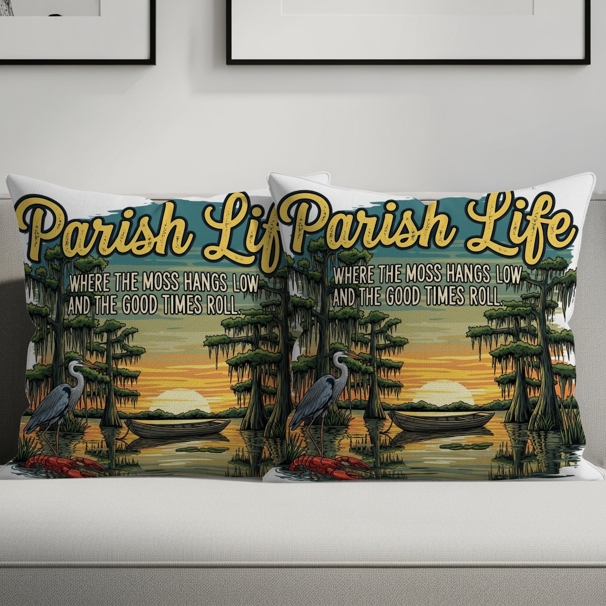 Parish Life Where The Moss Hangs Low Pillow product type