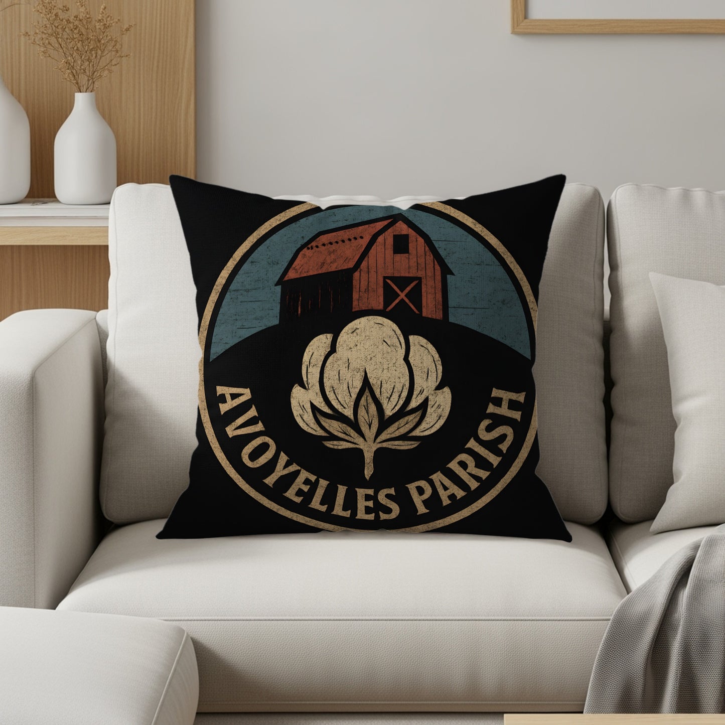 Avoyelles Parish Farmhouse Decorative Throw Pillow product