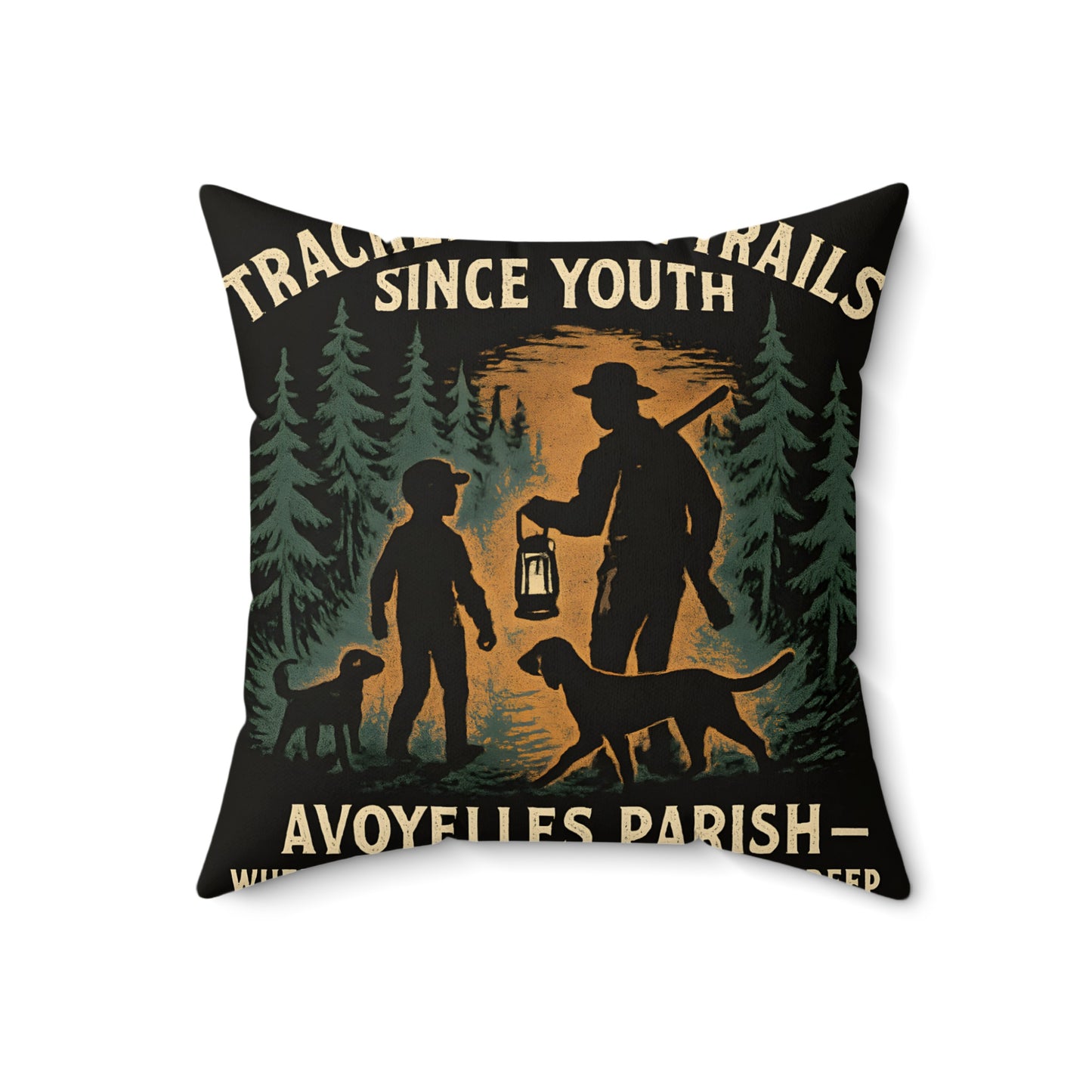 Tracking the Trails Since Youth Avoyelles Parish Pillow product