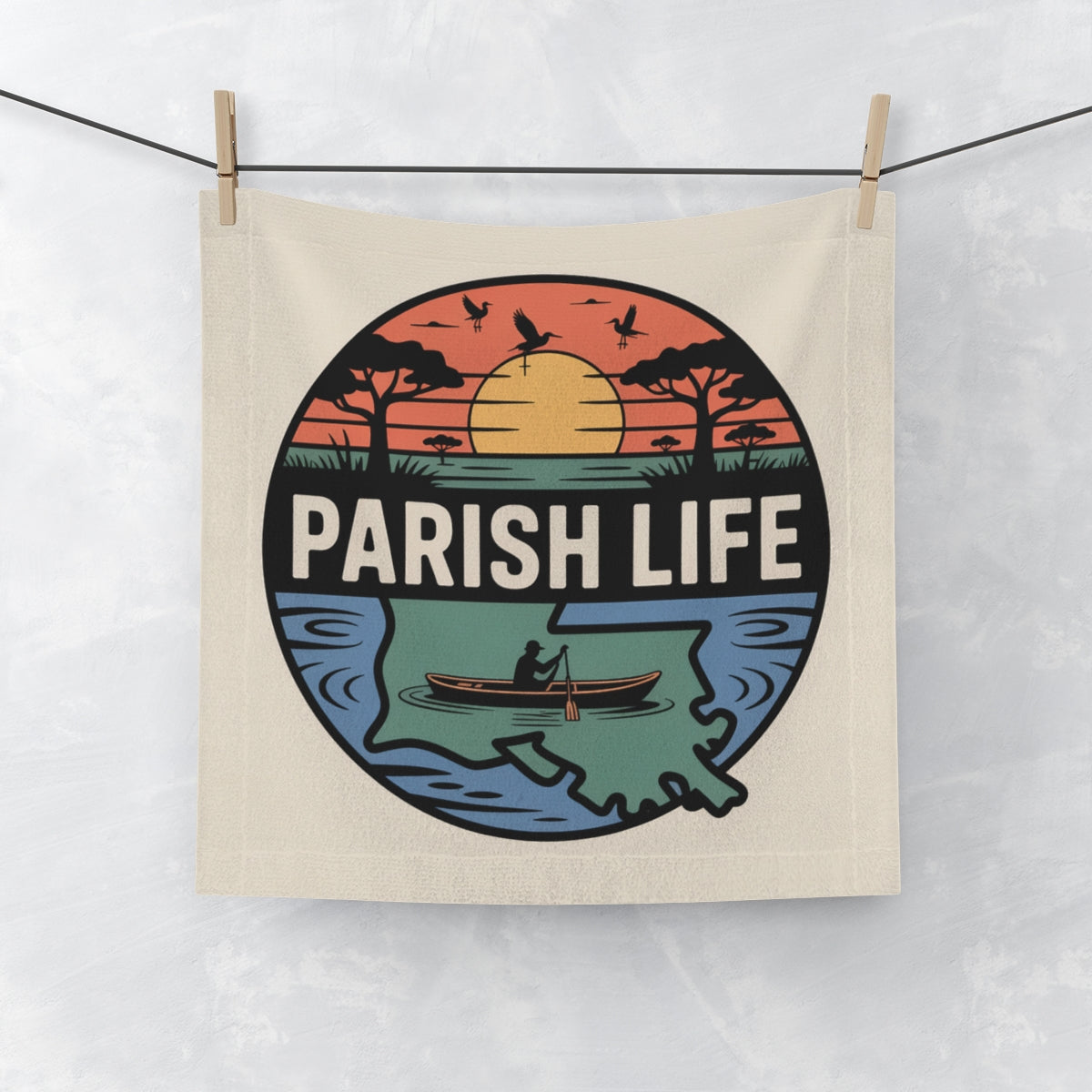 Parish Life Design Towel with Nature Themed product type