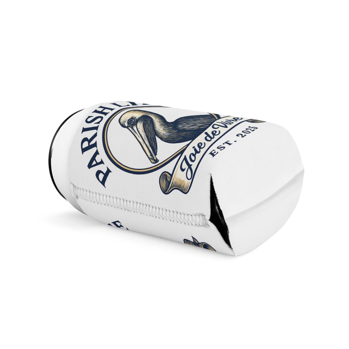 Pelican Logo Printed Can Cooler Durable Product
