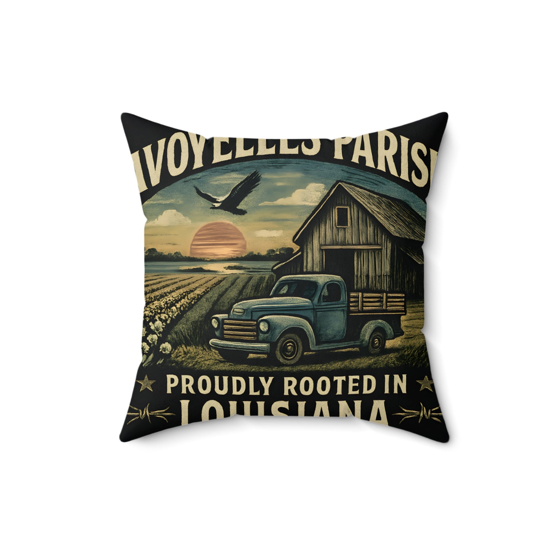 Avoyelles Parish Proudly Rooted in Louisiana pillow product