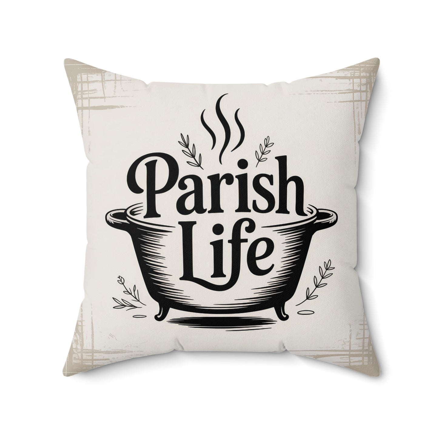 Parish Life Design Throw Pillow product type