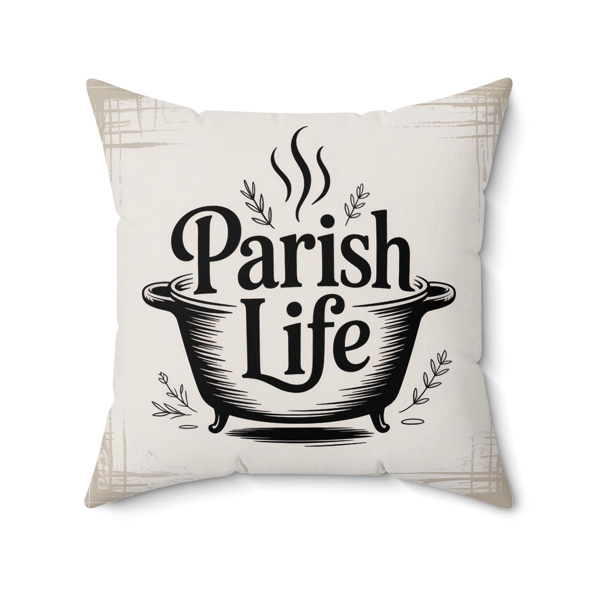 Parish Life Design Throw Pillow product type